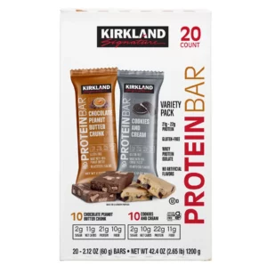 Barra de proteínas Kirkland Signature, paquete variado, 2.12 oz, 20 unidades importado de USA