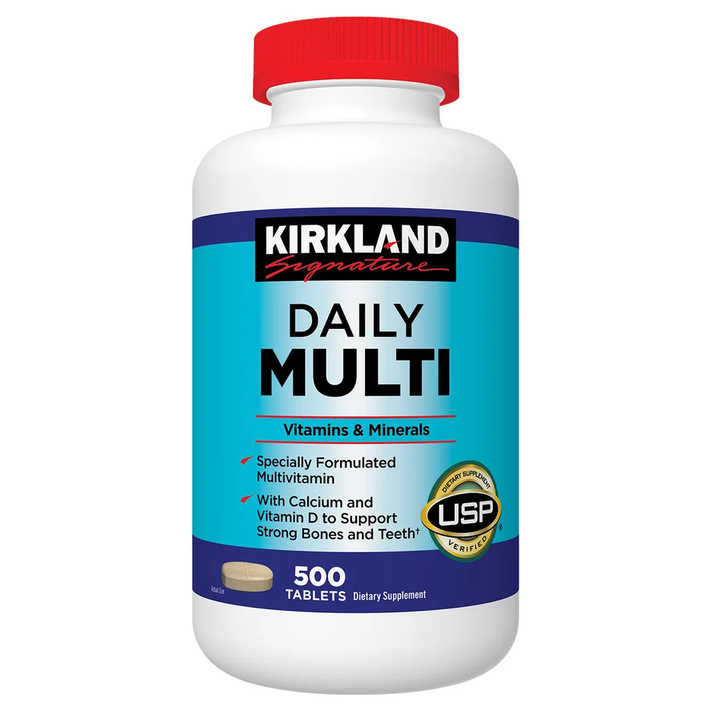 Kirkland Signature Daily Multi, 500 tabletas | importado de USA