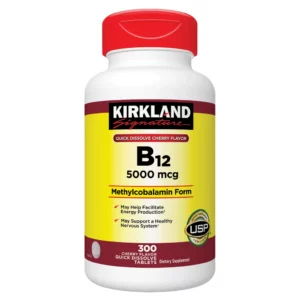 Kirkland Signature Quick Dissolve B-12 5000 mcg., 300 tabletas importado de USA