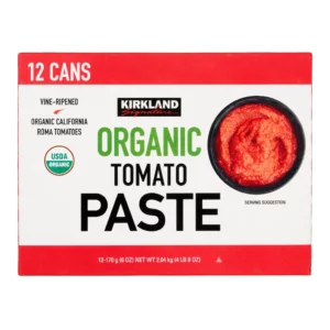 Kirkland Signature, pasta de tomate orgánica, 6 oz, 12 unidades importada de usa