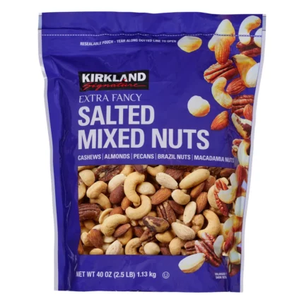 Nueces mixtas extra elegantes Kirkland Signature, saladas, 2.5 lbs | Importado de USA