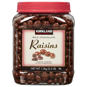 Pasas exclusivas de Kirkland, chocolate con leche, 3,4 lb importados de usa