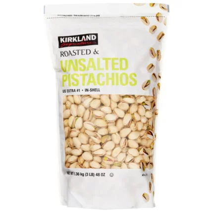 Pistachos con cáscara Kirkland Signature, sin sal, 3 libras | importado de USA
