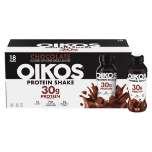 Batido de proteína de chocolate Oikos de 30 g, 12 onzas líquidas, paquete de 18 importados de usa