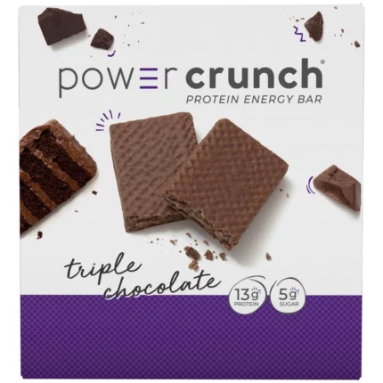 Power Crunch Protein Energy Bar, Triple Chocolate, 1.4 oz, 12-count | importado de USA (copia)